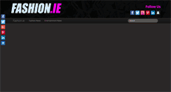 Desktop Screenshot of fashion.ie