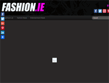 Tablet Screenshot of fashion.ie